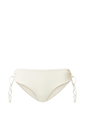 TWINSET drawstring bikini bottom - White
