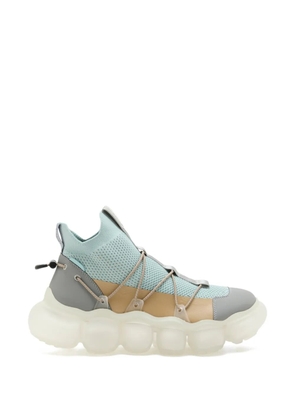 GROUNDS bubble-sole lace-up sneakers - Blue