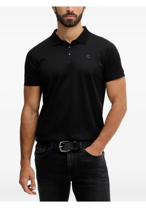 Karl Lagerfeld short-sleeve logo-detail polo shirt - Black