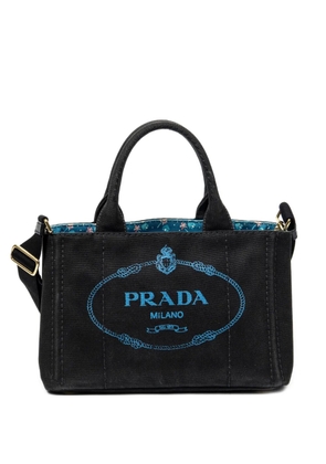 Prada Pre-Owned small Canapa two-way handbag - Black