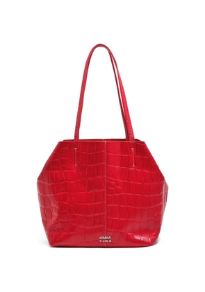 Bimba y Lola medium textured-leather tote bag