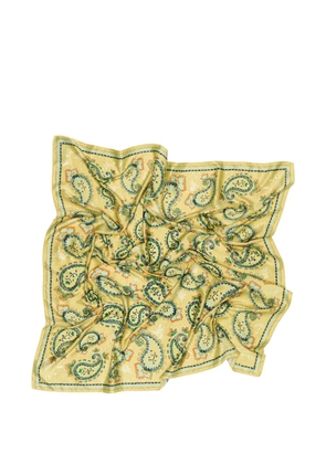 Bimba y Lola Banana paisley-print scarf - Yellow