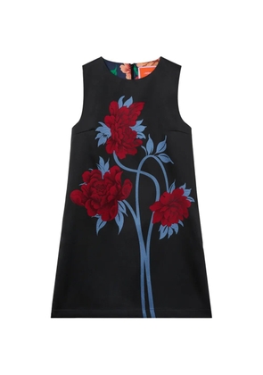 La DoubleJ floral jacquard dress - Black