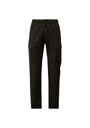 C.P. Company logo-patch cargo pants - Black