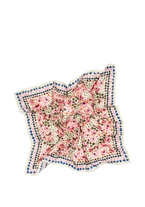 Bimba y Lola floral-print scarf - Neutrals
