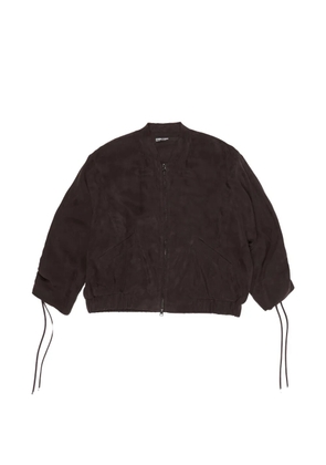 Bimba y Lola side-drawstring bomber jacket - Black