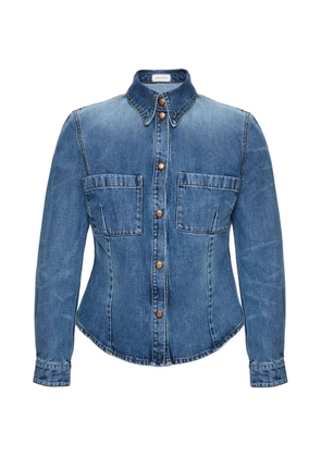 Magda Butrym pocket denim shirt - Blue