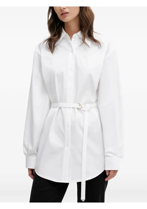 HUGO belted shirt - White