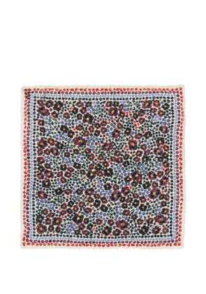 Bimba y Lola floral fringed scarf - Neutrals