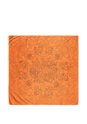 Bimba y Lola floral-print scarf - Orange