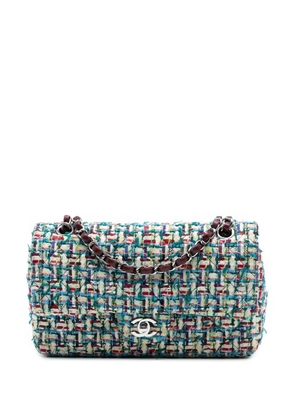 CHANEL Pre-Owned 2015-2016 Medium Classic Tweed Double Flap shoulder bag - Red