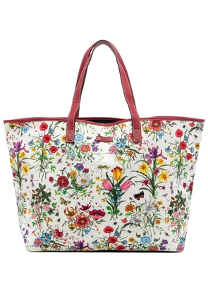 Gucci Pre-Owned 2016-2026 Canvas Flora tote bag - Red
