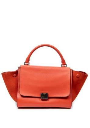 Celine Pre-Owned Trapeze leather tote bag - Orange