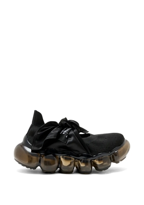 GROUNDS bow bubble sneakers - Black
