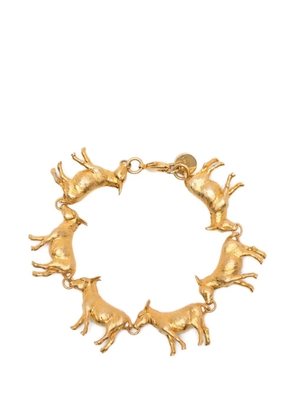 Jacquemus Anes animal-pendant bracelet - Gold