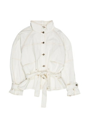 Bimba y Lola belted jacket - White
