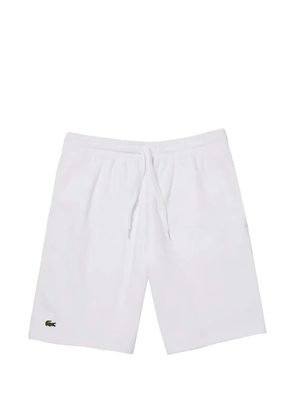 Lacoste tennis fleece track shorts - White