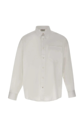 Paolo Pecora long-sleeve patch-pocket shirt - White