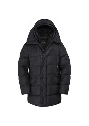 Moorer Grima hooded padded coat - Grey