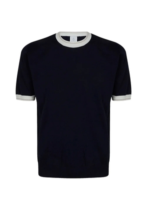 Eleventy ribbed T-shirt - Blue