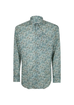 ETRO paisley-patterned shirt - Blue