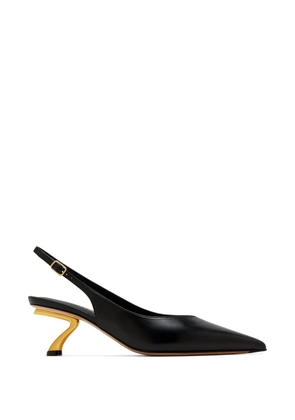Ferragamo pointed-toe leather pumps - Black