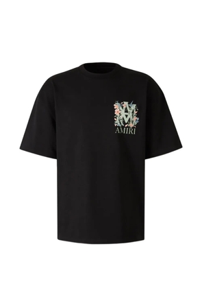 AMIRI MA Floral round-neck T-shirt - Black