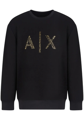Armani Exchange logo-detail sweatshirt - Black