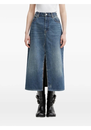 Carhartt WIP Brandon front-split midi skirt - Blue