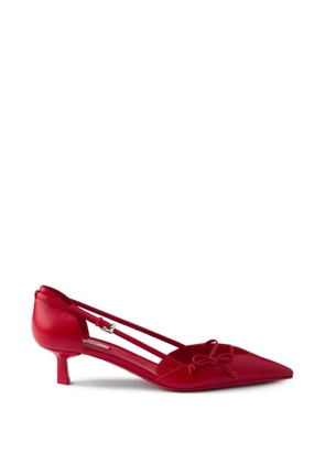 Prada leather pumps - Red