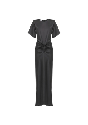 THE ANDAMANE ruched maxi dress - Black