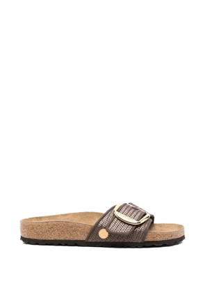 Birkenstock Madrid woven-detail buckle sandals - Brown