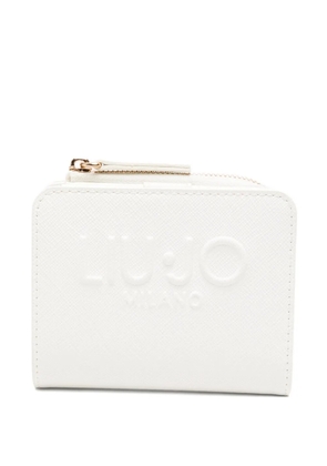 LIU JO logo-embossed zip-around wallet - White