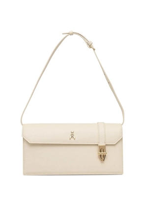 Patrizia Pepe logo shoulder bag - Neutrals