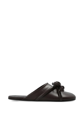 LOEWE Flamengo knot mules - Brown