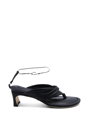 BY FAR Dasha twisted sandals - Black