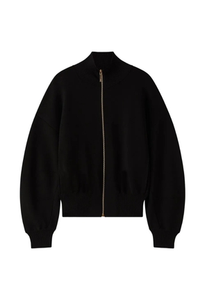 JOSEPH Sable Milano balloon sleeve zip jacket - Black