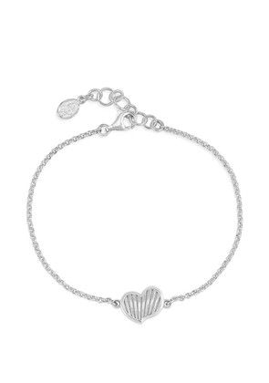 DOWER AND HALL Humbug Heart chain bracelet - Silver