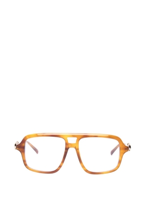 Gucci Eyewear pilot-frame glasses - Brown