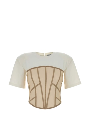 Giuseppe Di Morabito bustier T-shirt - White