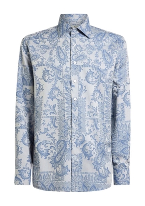 ETRO paisley jacquard shirt - Blue