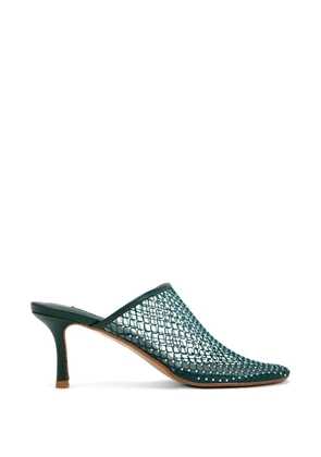 Senso crystal-embellished mules - Green