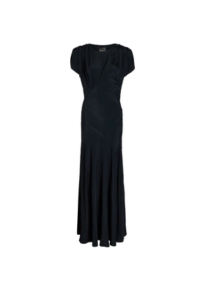 Vivienne Westwood draped midi dress - Black