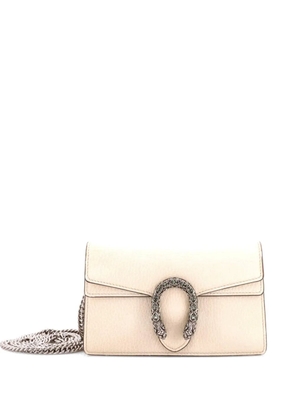 Gucci Pre-Owned Dionysus Bag Leather Super Mini clutch bag - Neutrals