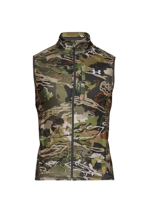 Under Armour Off Grid Zephyr camouflage zip-up gilet - Green