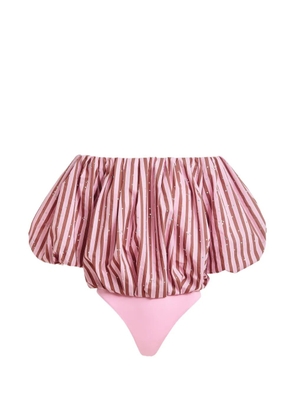 Essentiel Antwerp striped embellished blouse - Pink