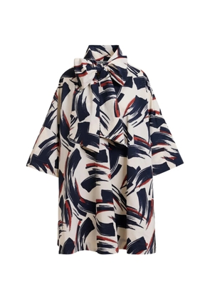 Essentiel Antwerp Jenadine graphic-print dress - Black