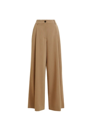 Essentiel Antwerp Josha pinstripe trousers - Brown