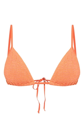 Bond-eye Luana triangle bikini top - Orange