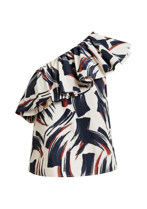 Essentiel Antwerp ruffled-neck blouse - Neutrals